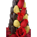 30cm Red & Black Strawberry Tower (Medium)