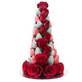 40cm Red & Gray Strawberry Tower (Large)