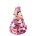 25cm Pearl Pink Ombre Strawberry Tower (Small)