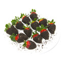 6pcs Chocolate Dipped Strawberries with Oreo Gift Box