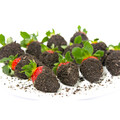 6pcs Chocolate Dipped Strawberries with Oreo Gift Box