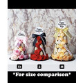 Tuxedo x Black, Orange & Bronze Chocolate Strawberry Rose Tower